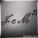 foto Tatoverings initialer fra 19.06.2018 №146 - initialer for tatoveringer -