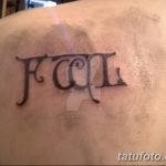 foto Tatoverings initialer fra 19.06.2018 №167 - initialer for tatoveringer -