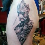 Tattoo Superhero Groot 15.01.2020 №009 -Marvel Tattoo-