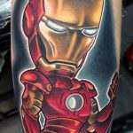 Superhelt tatovering Iron Man 15/01/2020 №013 -Marvel Tattoo-