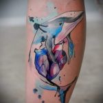 Aquarell Tattoo -Set - bereit Version eines Fotos der Tätowierung 14072016 1