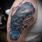 bálna tetoválás nagyszerű munka - a kész tetoválás fotóváltozata 14072016 74