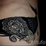 bálna tetoválás a combon - a kész tetoválás fotóváltozata 14072016 -ból 2