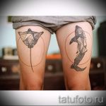 bálna tetoválás a lábán - a kész tetoválás fotóváltozata 14072016 -ból 1