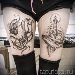 bálna tetoválás a lábán - a kész tetoválás fotóváltozata 14072016 -ból 3