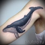 bálna tetoválás a kezén fotó - a kész tetoválás változata 14072016 -ból 1