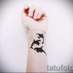 bálna tetoválás a kezén fotó - a kész tetoválás változata 14072016 -ból 2