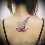 Aquarell Tattoo -Set - bereit Version eines Fotos der Tätowierung 14072016 3