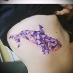 geometriai tetováló bálna - a kész tetoválás fotóváltozata 14072016 2