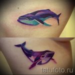 tatouage de baleine sur sa hanche - une photo de la version finale du tatouage 14072016 2