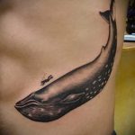 tetováló bálna a széleken - fotó a tetoválás kész változatáról 14072016 2