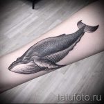 tetoválás Bálna sur ses bras képek - finale du tatouage verzió 14072016 1