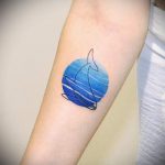 Tattoo -Set blau - Foto der fertigen Version der Tätowierung 14072016 2