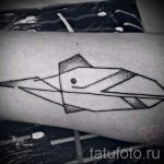 Tattoo -Set Geometrie - ein Foto der fertigen Version der Tätowierung 14072016 1