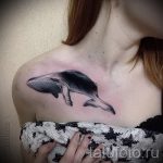 Tattoo -Set Schlüsselbein - ein Foto der fertigen Version der Tätowierung 14072016 1