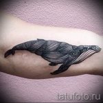Bálna tetoválás a karján képek - a tetoválás kész változata 14072016 3