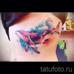 tetováló bálna akvarell - a kész tetoválás fotóváltozata 14072016 -ból 2