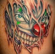 Bohóc tetoválás fotó 23423423423423415