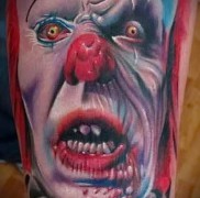 Bohóc tetoválás fotó 11123332312323123