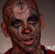 Bohóc tetoválás fotó 4442344234234234