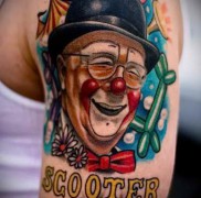 Bohóc tetoválás fotó 546456456456456