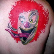 Bohóc tetoválás fotó 234564564656