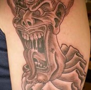 Bohóc tetoválás fotó 56456546456