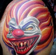 Bohóc tetoválás fotó 5645645646