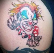 Bohóc tetoválás fotó 4434534545