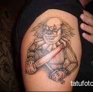 Bohóc tetoválás fotó 3332344123