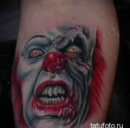 Bohóc tetoválás fotó 1112333123