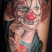 Bohóc tetoválás fotó 333223123