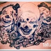 Bohóc tetoválás fotó 234234234