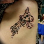 Fénykép a tetoválásról lányoknak kulcs 21.08.2019 №021 - tetoválás lányoknak kulcs -