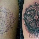 Fotó Kolovrat tetoválásról - alkalmazási folyamat