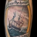 hajótetoválás a 7 lábán