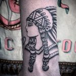 Zdjęcie tatuażu ludów rdzennych (Indian) 08.09.2020 №048 -Indyjski tatuaż-