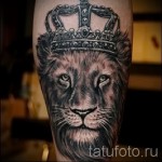 tatuaż lwa - klasyczny