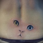 macska arc tetoválás