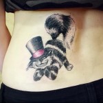 cheshire macska tetoválás