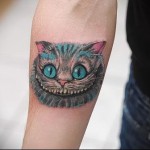 cheshire macska tetoválás