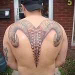 Bak tetoválás férfiaknak - fotó példa 18122015 -ből # 2