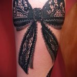 csipke íj tetoválás - fotó példa a kész tetoválásra 3