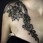 tetoválás minták csipke - fotó példa a kész tetoválásra 10