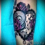 dentelle tatouage sur son bras - például a Photo du tatouage fini 2