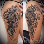 csipke tetoválás a csípőjén - Fotó példa a kész tetoválásra 1