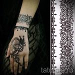Stil Spitze Tätowierung - Beispielfoto des fertigen Tätowierung 2