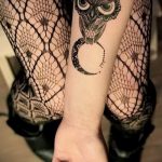 tetováló csipke minták - Fotó példa a kész tetoválásra 1