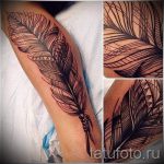 csipketetoválás a lábtollal - fotó példa a kész tetoválásra 2