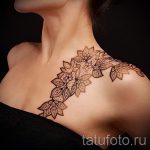 csipketetoválás a vállán - fotó példa a kész tetoválásra 3